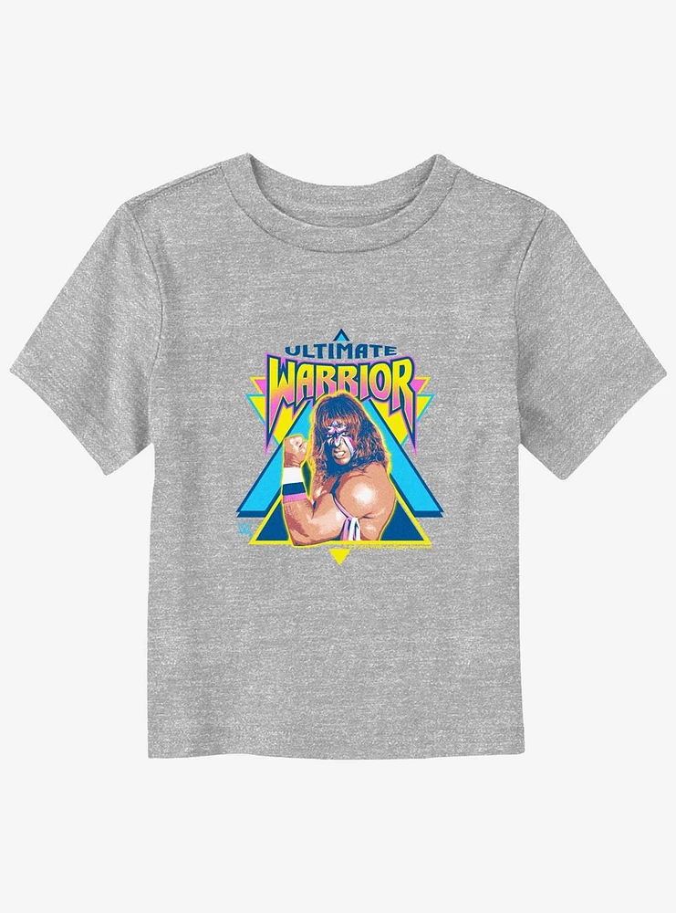 WWE Ultimate Warrior Triangle Portrait Toddler T-Shirt