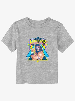 WWE Ultimate Warrior Triangle Portrait Toddler T-Shirt