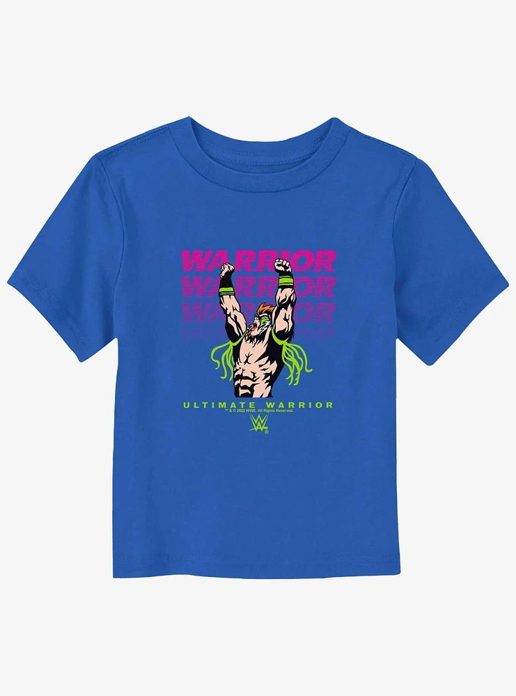 WWE Ultimate Warrior Name Stack Toddler T-Shirt