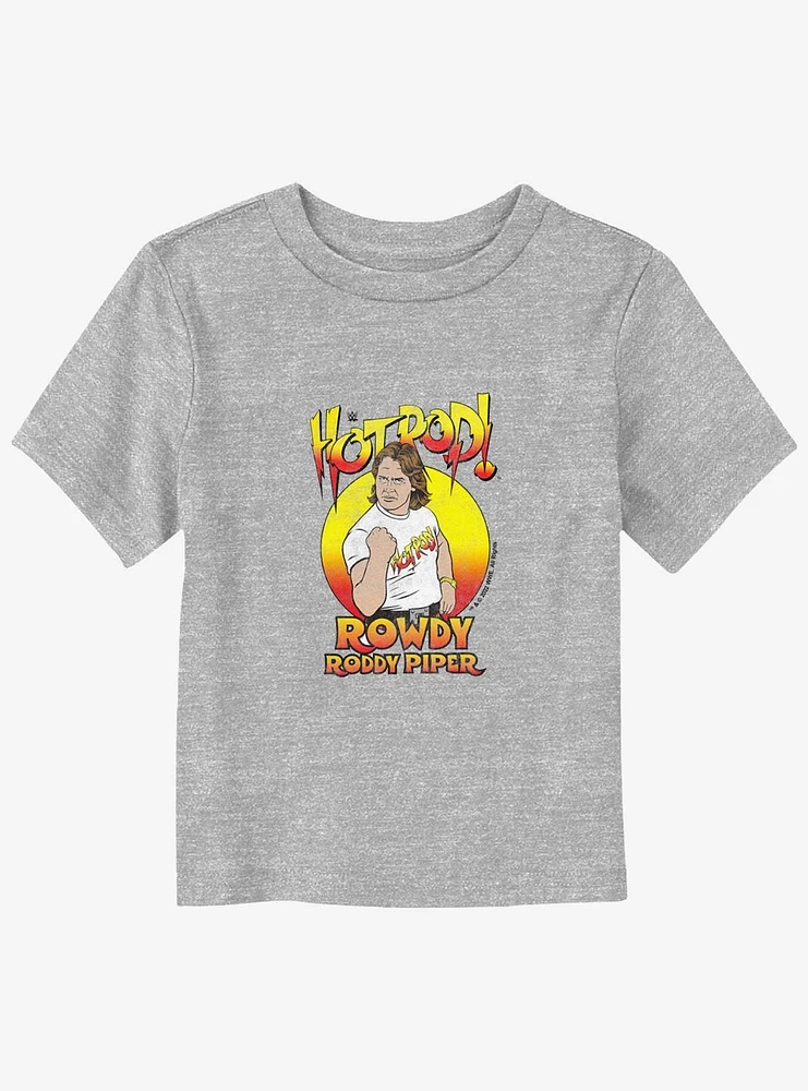 WWE Hot Rod Rowdy Roddy Piper Portrait Toddler T-Shirt