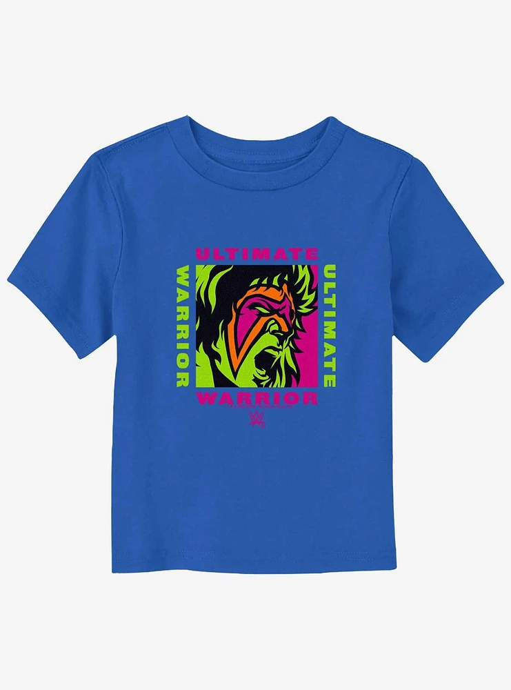 WWE UltImate Warrior Neon Portrait Toddler T-Shirt