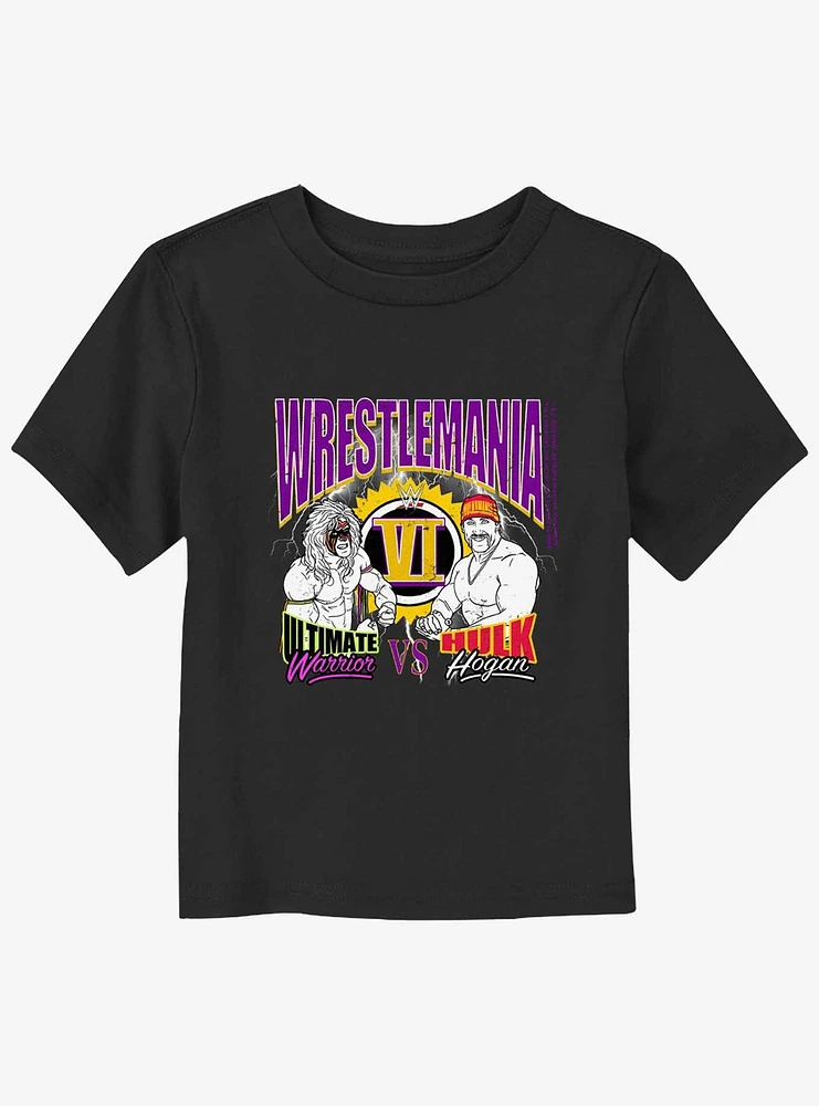 WWE Retro Fight Poster Toddler T-Shirt