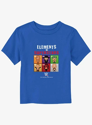 WWE Elements Of Superstars Toddler T-Shirt