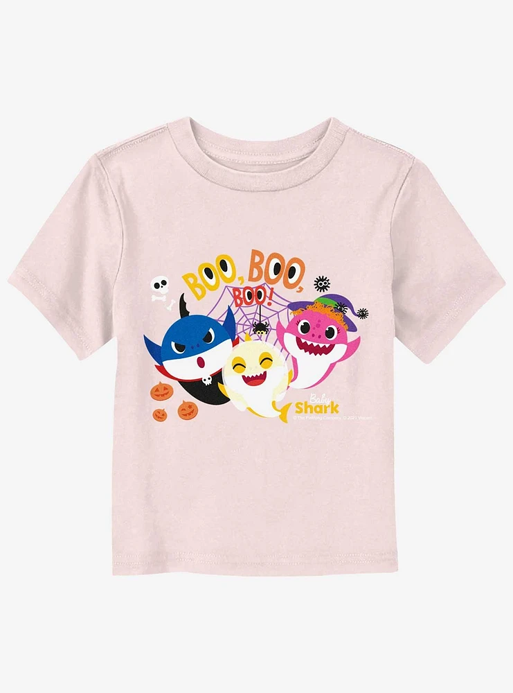 Baby Shark Boo Group Toddler T-Shirt