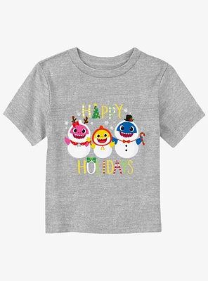 Baby Shark Happy Holiday Toddler T-Shirt