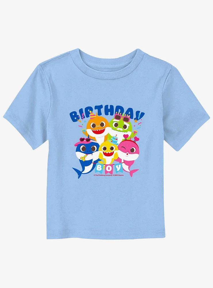 Baby Shark Birthday Boy Toddler T-Shirt