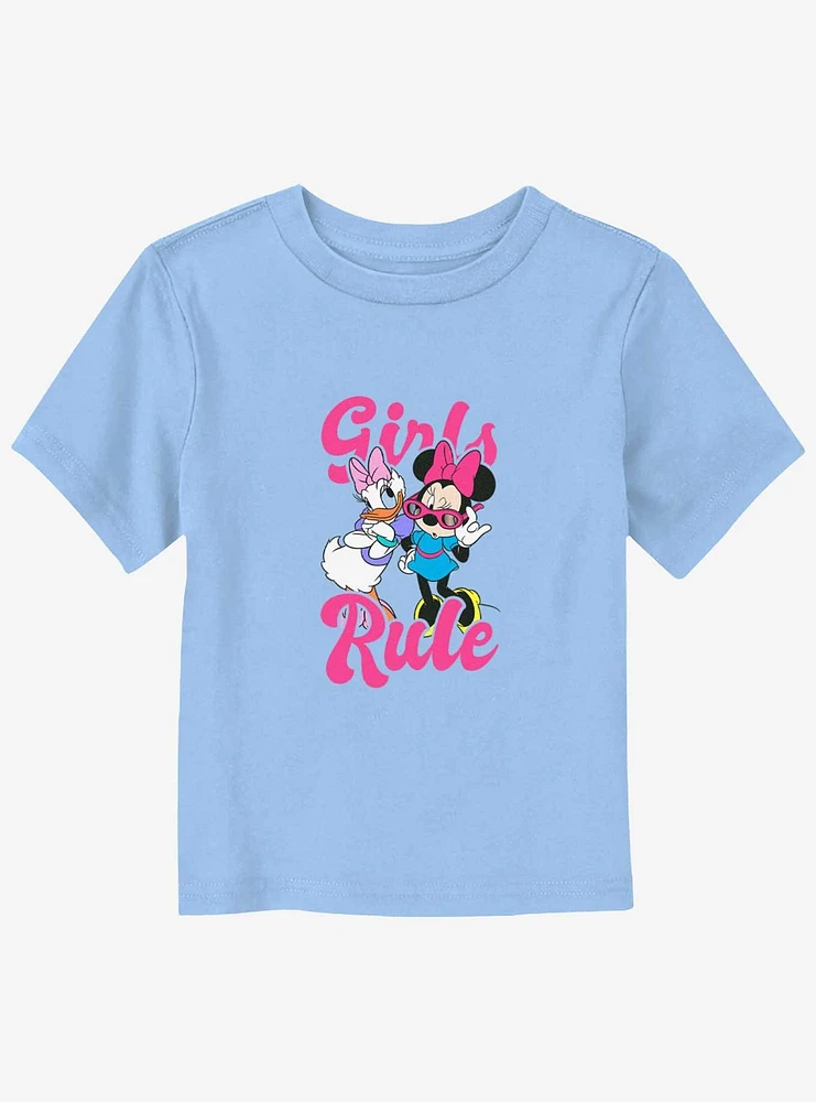 Disney Daisy And Minnie Girls Rule  Toddler T-Shirt