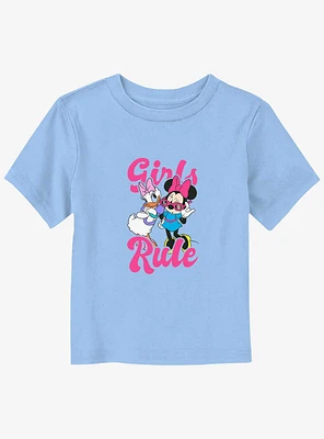 Disney Daisy And Minnie Girls Rule  Toddler T-Shirt