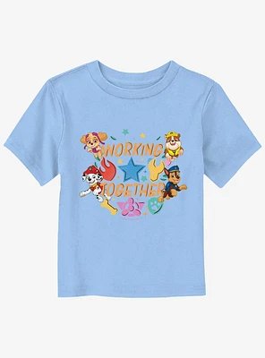 Paw Patrol Working Together Toddler T-Shirt