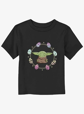 Star Wars The Mandalorian Egging Around Toddler T-Shirt