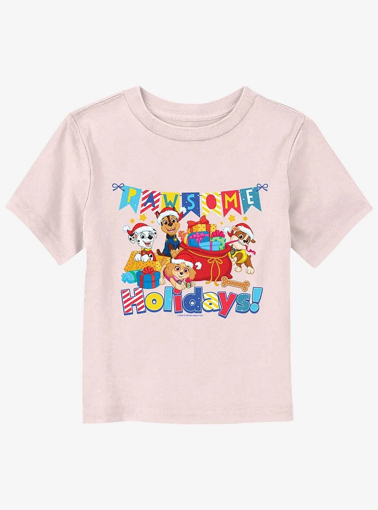 Paw Patrol Pawsome Holidays Group Toddler T-Shirt