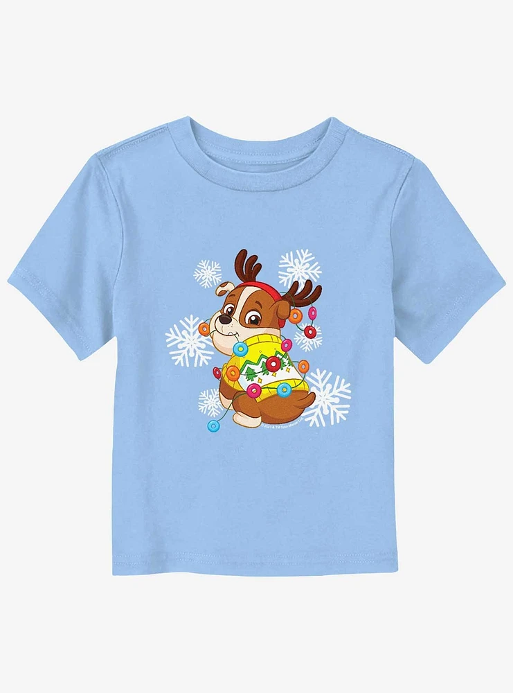 Paw Patrol Rubble The Chrismas Pup Toddler T-Shirt