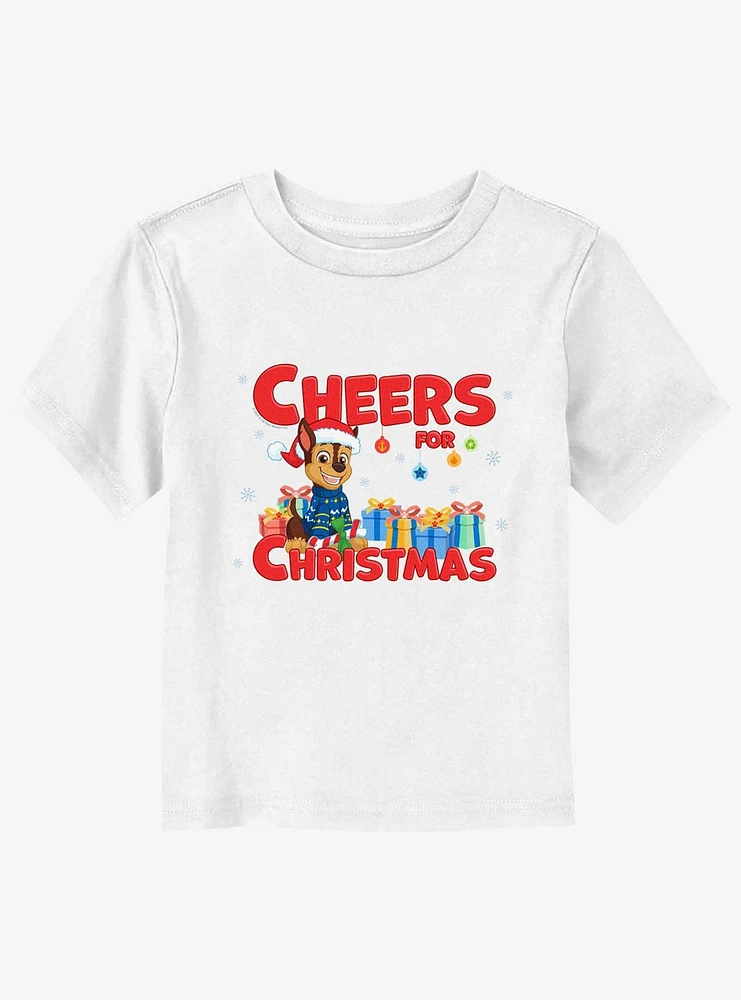 Paw Patrol Cheers For Christmas Toddler T-Shirt