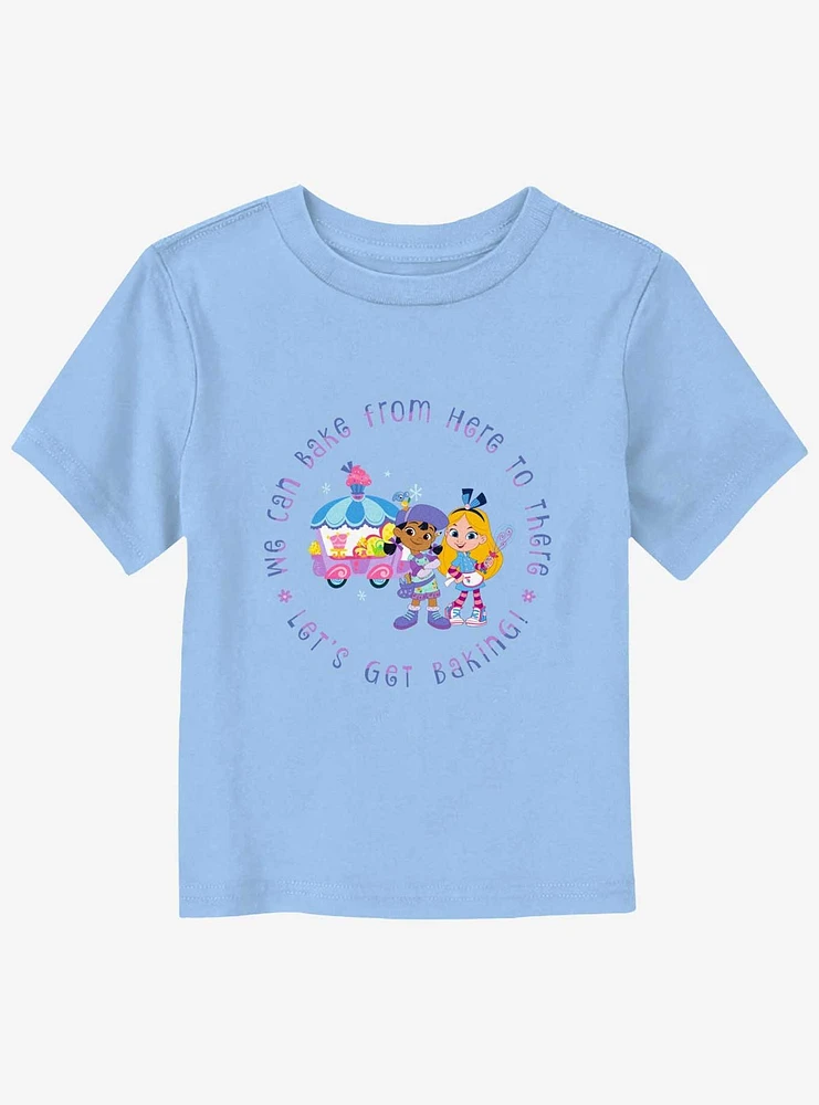 Disney Alice Wonderland  Lets Get Baking Toddler T-Shirt