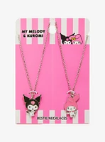 My Melody & Kuromi Cute Poses Best Friends Necklace Set