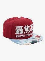 My Hero Academia Todoroki Name Snapback Hat