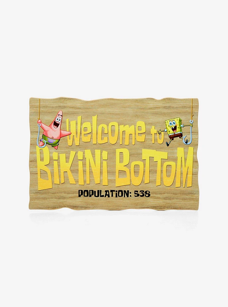 SpongeBob SquarePants Welcome Bikini Bottom Wall Art