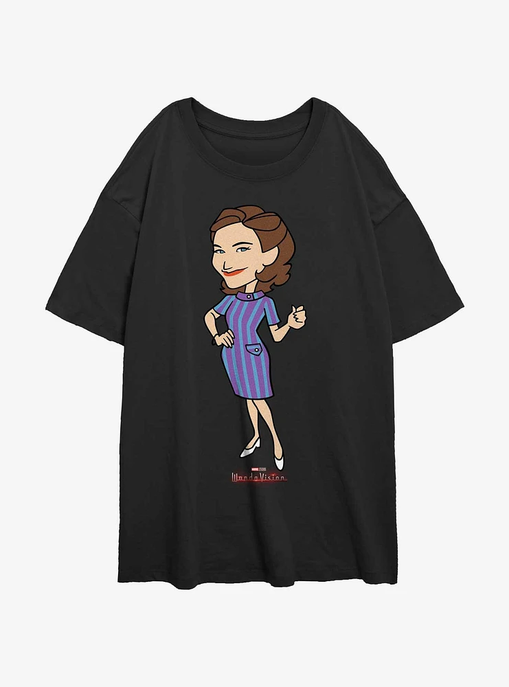 Marvel WandaVision Agatha One Of A Kind Girls Oversized T-Shirt