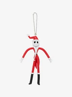 The Nightmare Before Christmas Santa Jack Skellington Bendy Key Chain