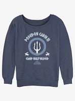 Disney Percy Jackson And The Olympians Poseidon Cabin Womens Slouchy Sweatshirt