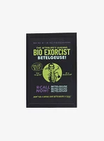 Beetlejuice Leading Bio Exorcist Framed Wood Wall Decor