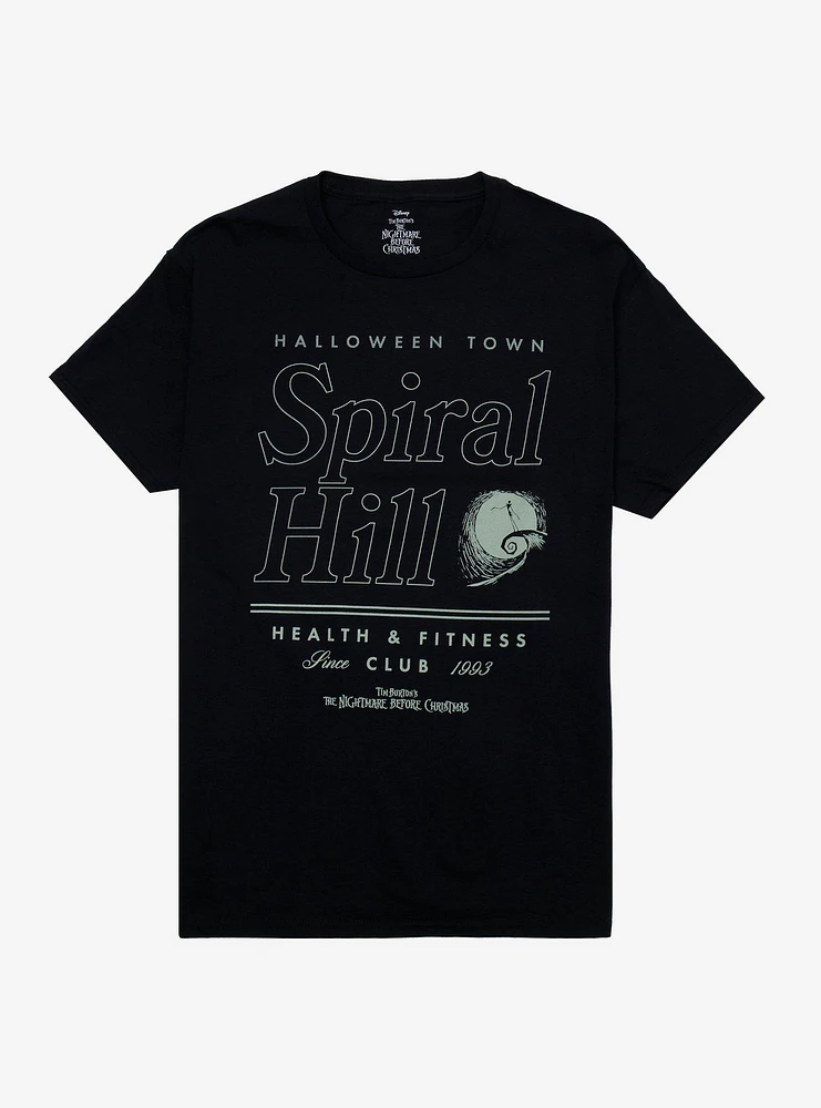 The Nightmare Before Christmas Spiral Hill Fitness T-Shirt