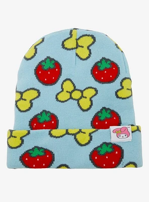 My Melody Bow Strawberry Beanie