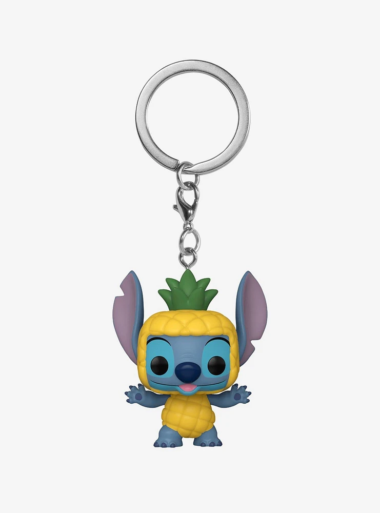 Funko Pocket Pop! Disney Lilo & Stitch Stitch as Pineapple Vinyl Keychain - BoxLunch Exclusive