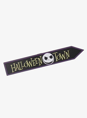 The Nightmare Before Christmas Halloween Town Arrow Wall Art