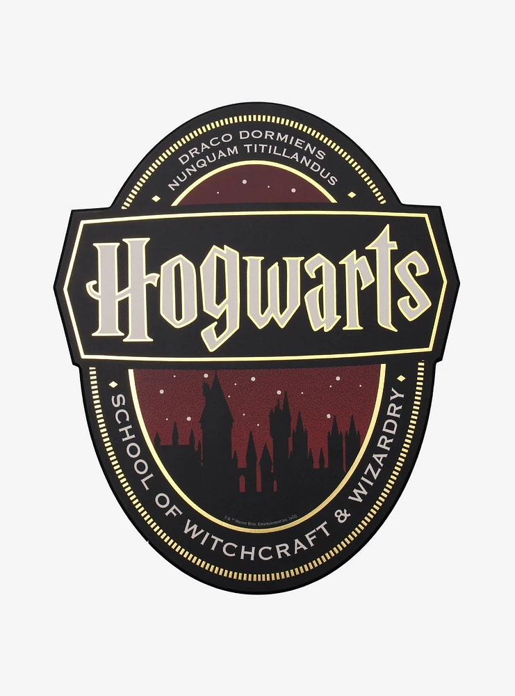 Harry Potter Hogwarts Sign Wall Art