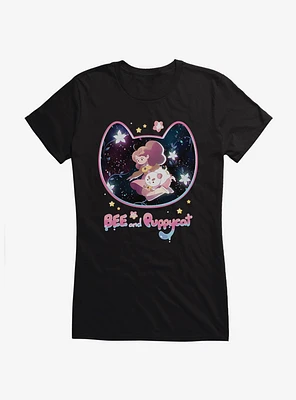 Bee and Puppycat Flower Galaxy Girls T-Shirt