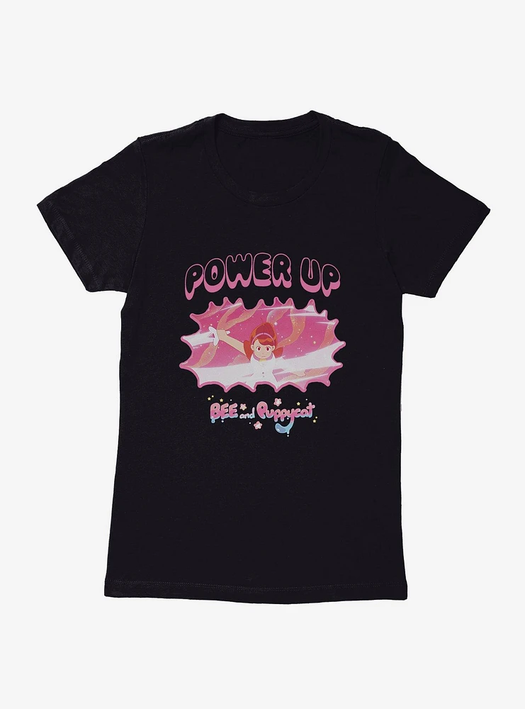 Bee and Puppycat Power Up Womens T-Shirt