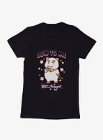 Bee and Puppycat Bow To Me Womens T-Shirt