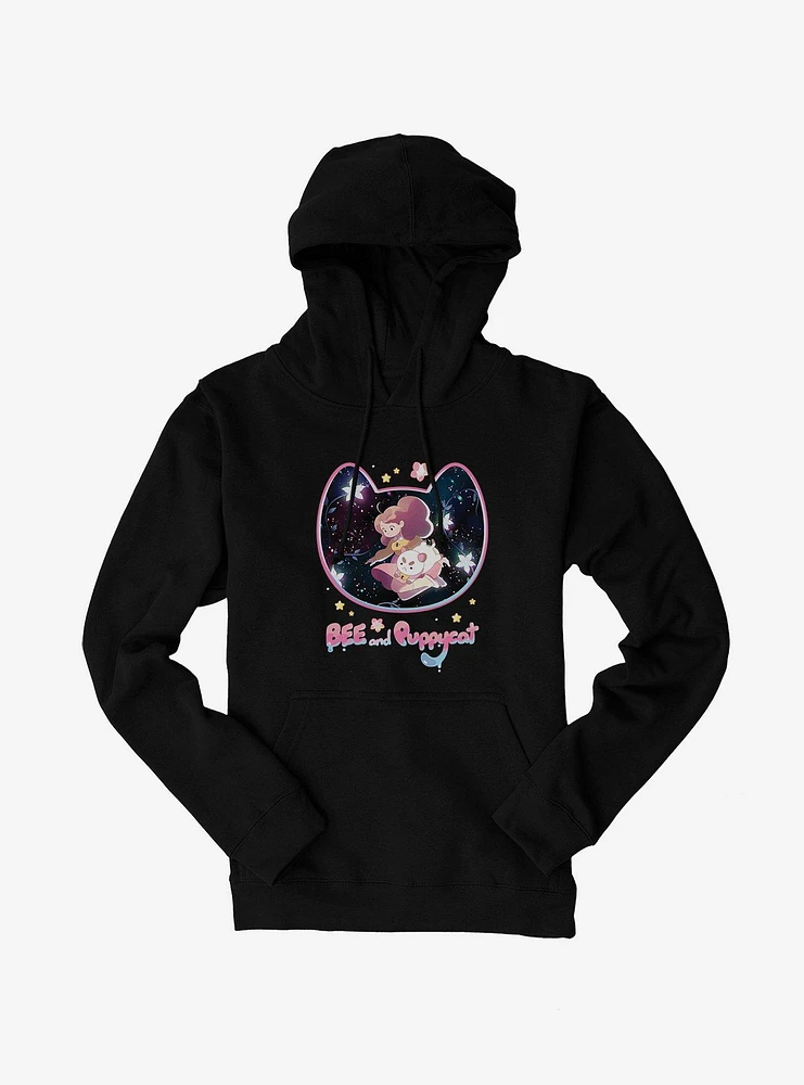 Bee and Puppycat Flower Galaxy Hoodie