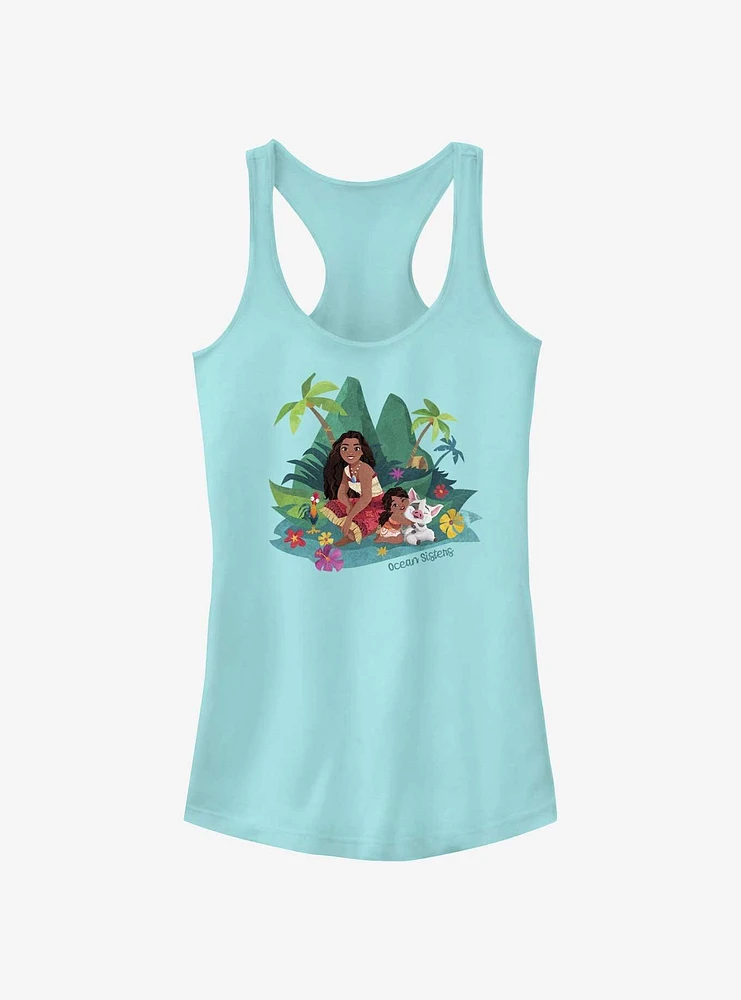 Disney Moana 2 Ocean Sisters Girls Tank