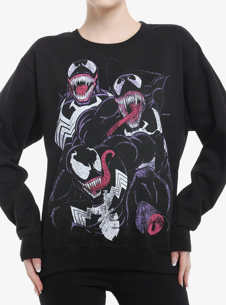 Marvel Venom Collage Girls Sweatshirt