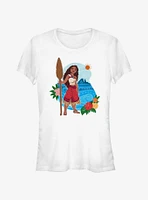 Disney Moana 2 Ready To Explore Girls T-Shirt