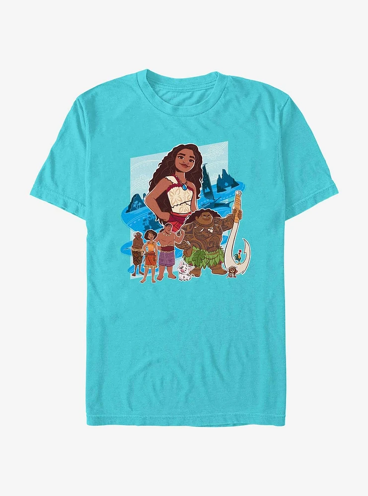 Disney Moana 2 Group Extra Soft T-Shirt