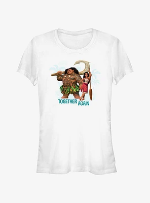 Disney Moana 2 Together Again Maui Girls T-Shirt