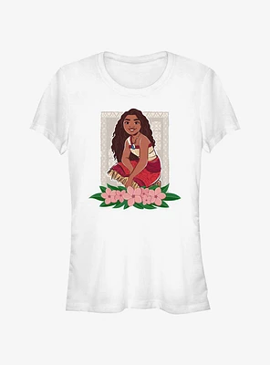 Disney Moana 2 Flowers Girls T-Shirt