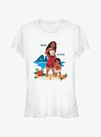 Disney Moana 2 Big And Little Sis Girls T-Shirt