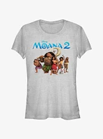 Disney Moana 2 Adventure Group Girls T-Shirt