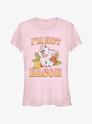 Disney Moana 2 Not Bacon Pua Girls T-Shirt