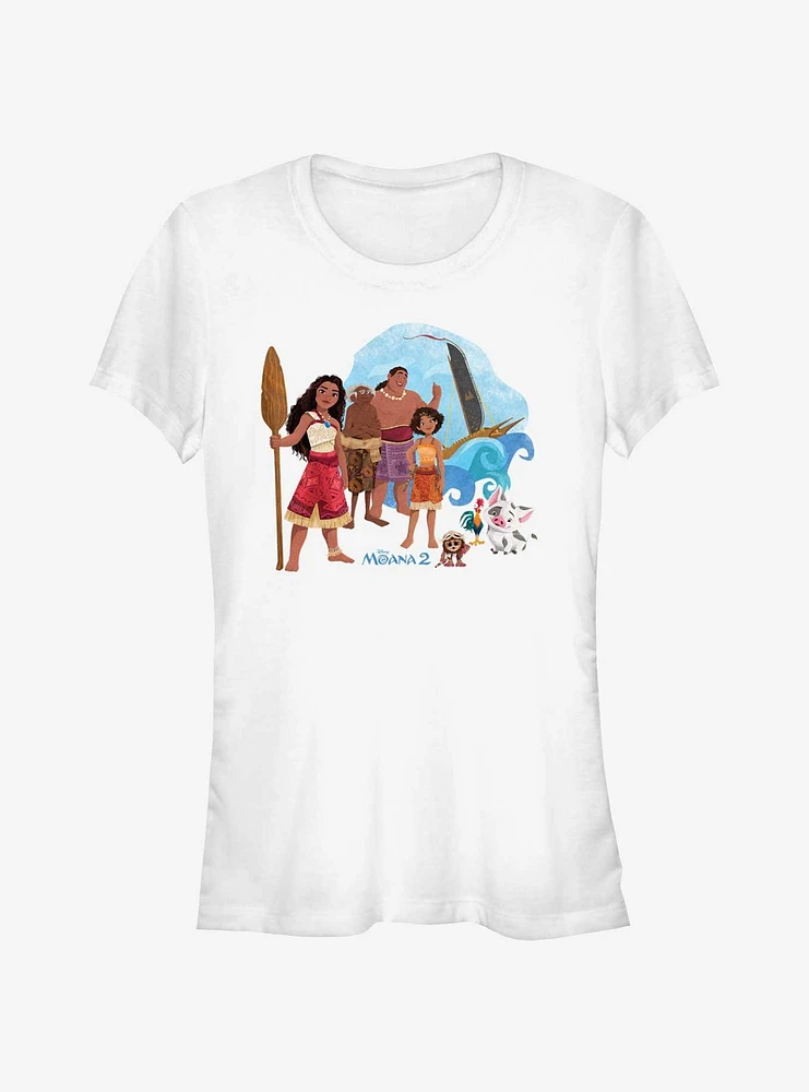 Disney Moana 2 Wayfinder Group Girls T-Shirt