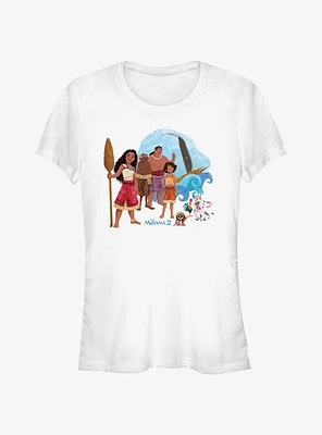 Disney Moana 2 Wayfinder Group Girls T-Shirt