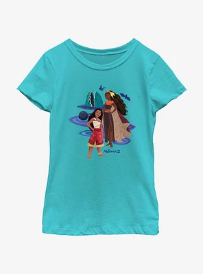 Disney Moana 2 And Matangi Youth Girls T-Shirt