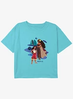 Disney Moana 2 And Matangi Youth Girls Boxy T-Shirt