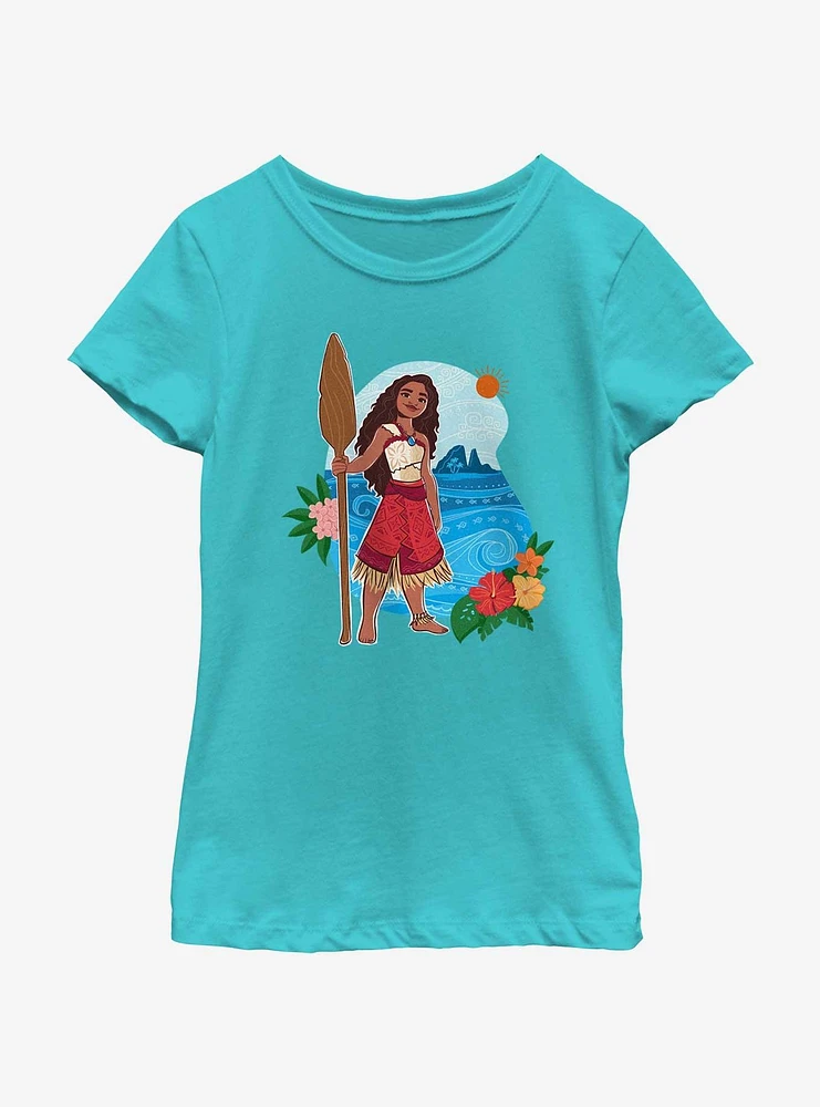 Disney Moana 2 Confident Pose Youth Girls T-Shirt