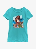 Disney Moana 2 Group Youth Girls T-Shirt