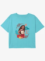 Disney Moana 2 Fearless Youth Girls Boxy T-Shirt